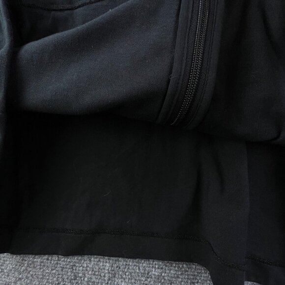 Nike Hoodie Women's Size XL Black Full Zip Sweatshirt Long Sleeve Cotton Active - Picture 8 of 12